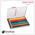 瑞士 CARAN D'ACHE 卡達 FANCOLOR 水性色鉛筆 (18色) 白盒