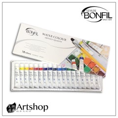 西班牙 BONFIL 透明水彩顏料 18色 12ml BW1812