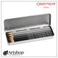 瑞士 CARAN D'ACHE 卡達 GRAPHITE 專家級素描鉛筆 (6入) 鐵盒