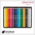 瑞士 CARAN D'ACHE 卡達 PABLO 專家級油性色鉛筆 (30色) 銀盒【缺貨】