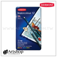 英國 Derwent 德爾文 Watercolour 水性色鉛筆 (12色) 32881