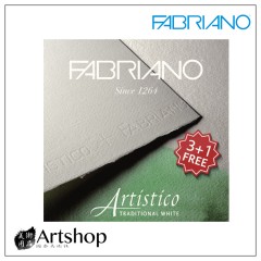 義大利 FABRIANO Aritistico 100%棉 無氯 無酸 水彩紙 2K(3+1)