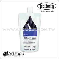 日本 HOLBEIN 好賓 AM437 壓克力打底劑 CLEAR GESSO (半透明) 300ml 