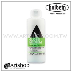 日本 HOLBEIN 好賓 AM571 壓克力增光劑 Gloss Medium 200ml 