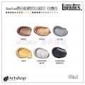 美國 Liquitex 麗可得 Basics 學生級壓克力顏料金屬色 22ml (6色)