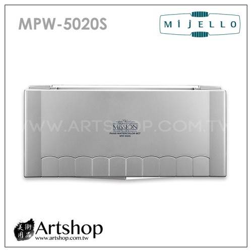 韓國 MIJELLO 美捷樂 MISSION 專家銀級塊狀水彩 (20色) 含調色盤 MPW-5020S	