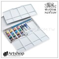 英國 WINSOR&NEWTON 溫莎牛頓 Cotman 塊狀水彩 (16+3色) 白盒PLUS套裝 0390375