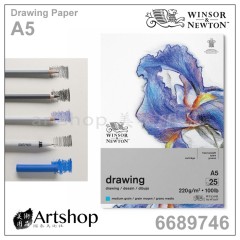 英國 溫莎牛頓 素描本 Drawing繪畫本 220g A5 膠裝 25入 6689746