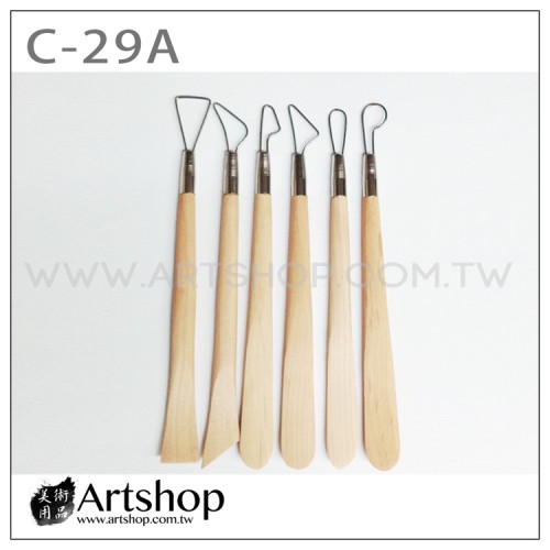 陶藝工具 雕塑用具 (6支入) C-29A