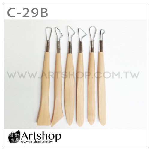 陶藝工具 雕塑用具 (6支入) C-29B